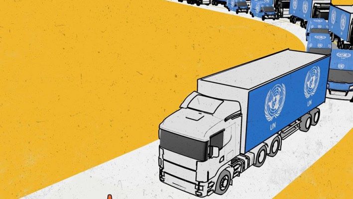Tell the UN to drive aid into Syriaimage