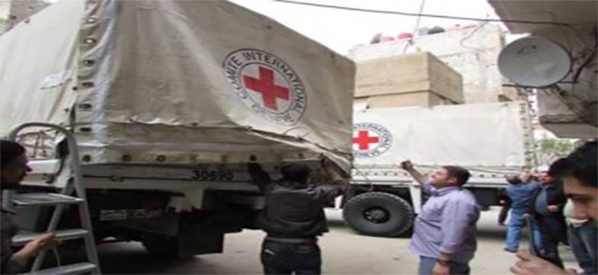 International Red Cross team in Bebela, Beit Sahem and Yaldaimage