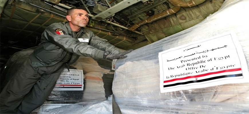 Egypt Donates Three Aid Shipments to Syrian Refugees in Arsalimage