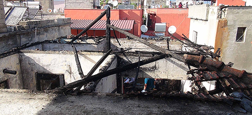 A fire in Hatay caused the death of three Syrian refugee children.image