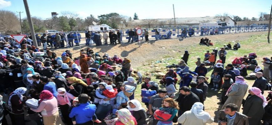 More than a thousand Syrian had fled to Turkey, to escape the clashes in Ras Al Ainimage