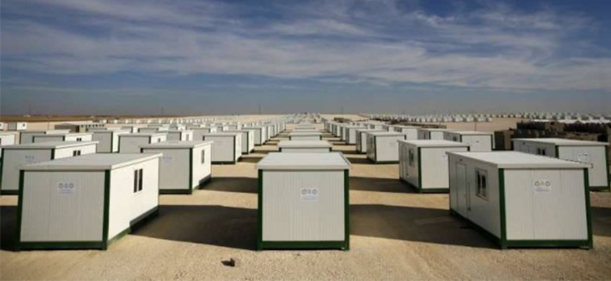 Prefabricated houses for the displaced in Tartousimage