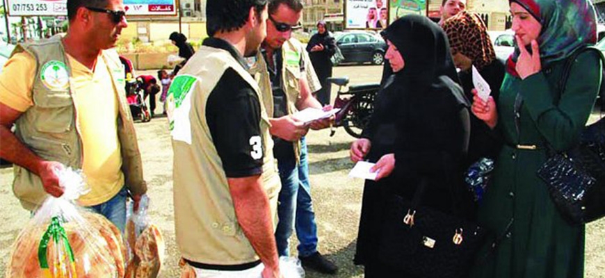 Saudi national campaign provides bread to 3,900 families in Syriaimage