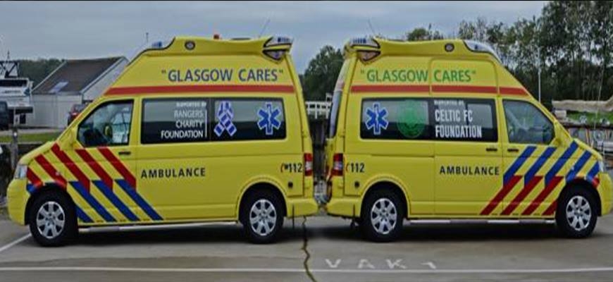 Old Firm ambulances to help Syrian refugeesimage