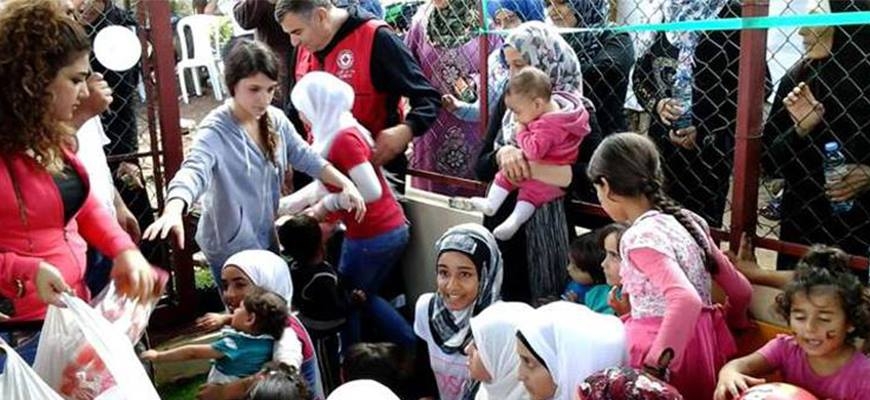 Kuwait Red Crescent opens playground for Syrian children in Lebanonimage