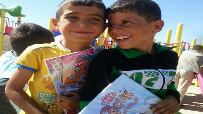 Turkish magazine in Arabic for Syrian children in campsimage