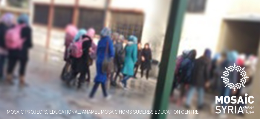 Anamel Mosaic Homs Suburb School graphic